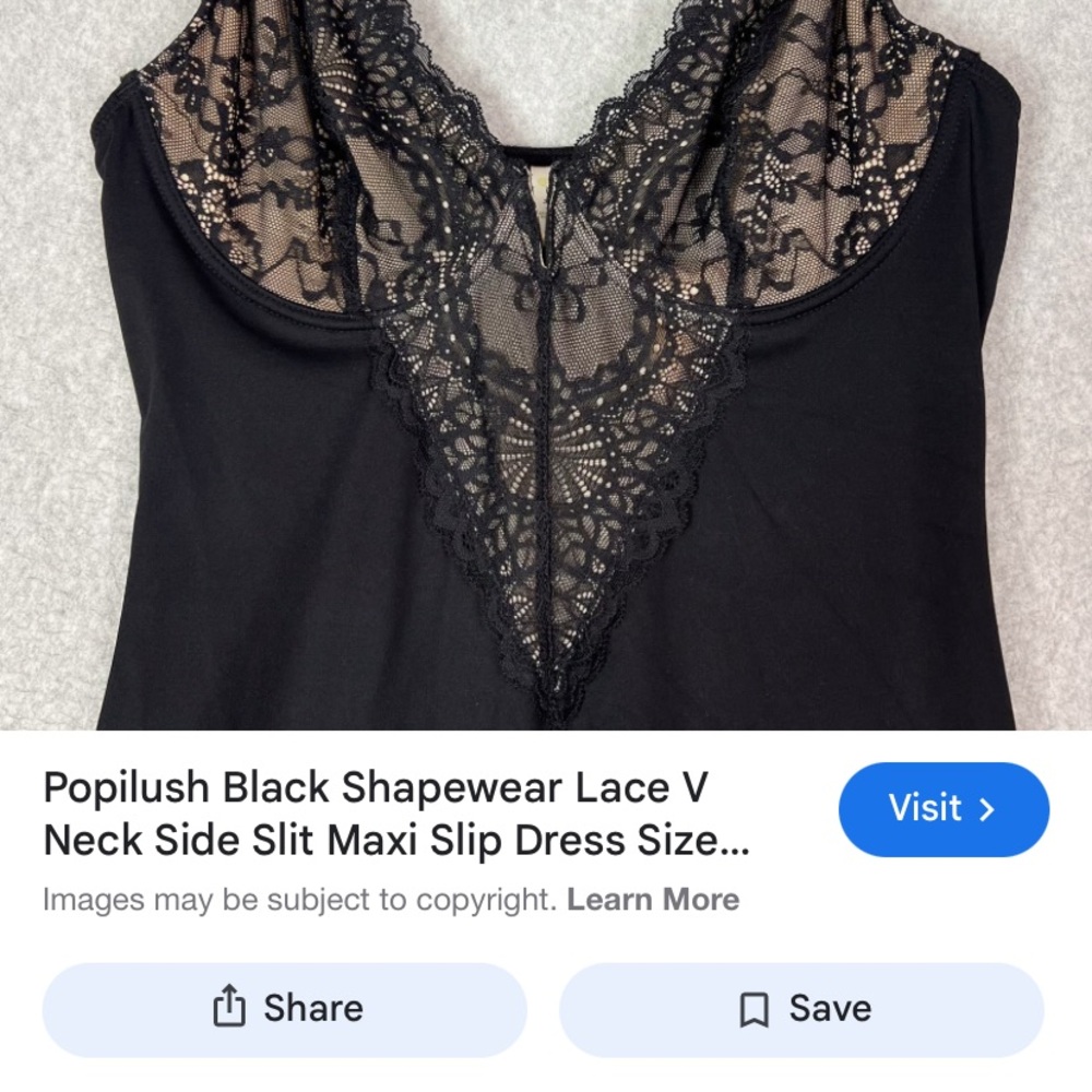 Popilush Elegant Black Lace Maxi Dress - Picture 2 of 10